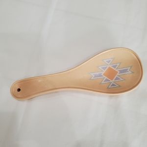 Treasure Craft Southwest Spoon Rest Orange Vintage Made in the USA